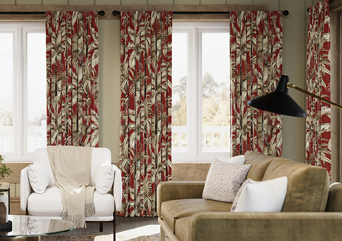 Tripura, Cinnabar - Made to Measure Curtain - Image 3